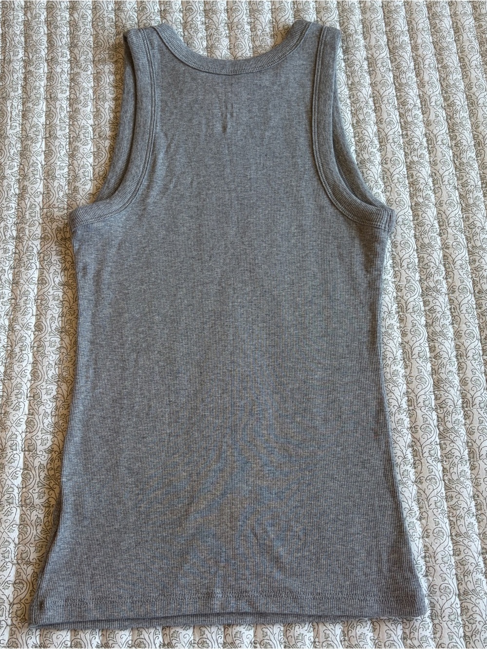 a new day Gray Ribbed Tank Top - Picture 2 of 6